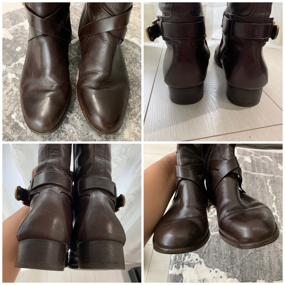 Louise Et Cie Lo-Lienz Tall Brown Riding Boots size 9M/39 - Picture 9 of 16